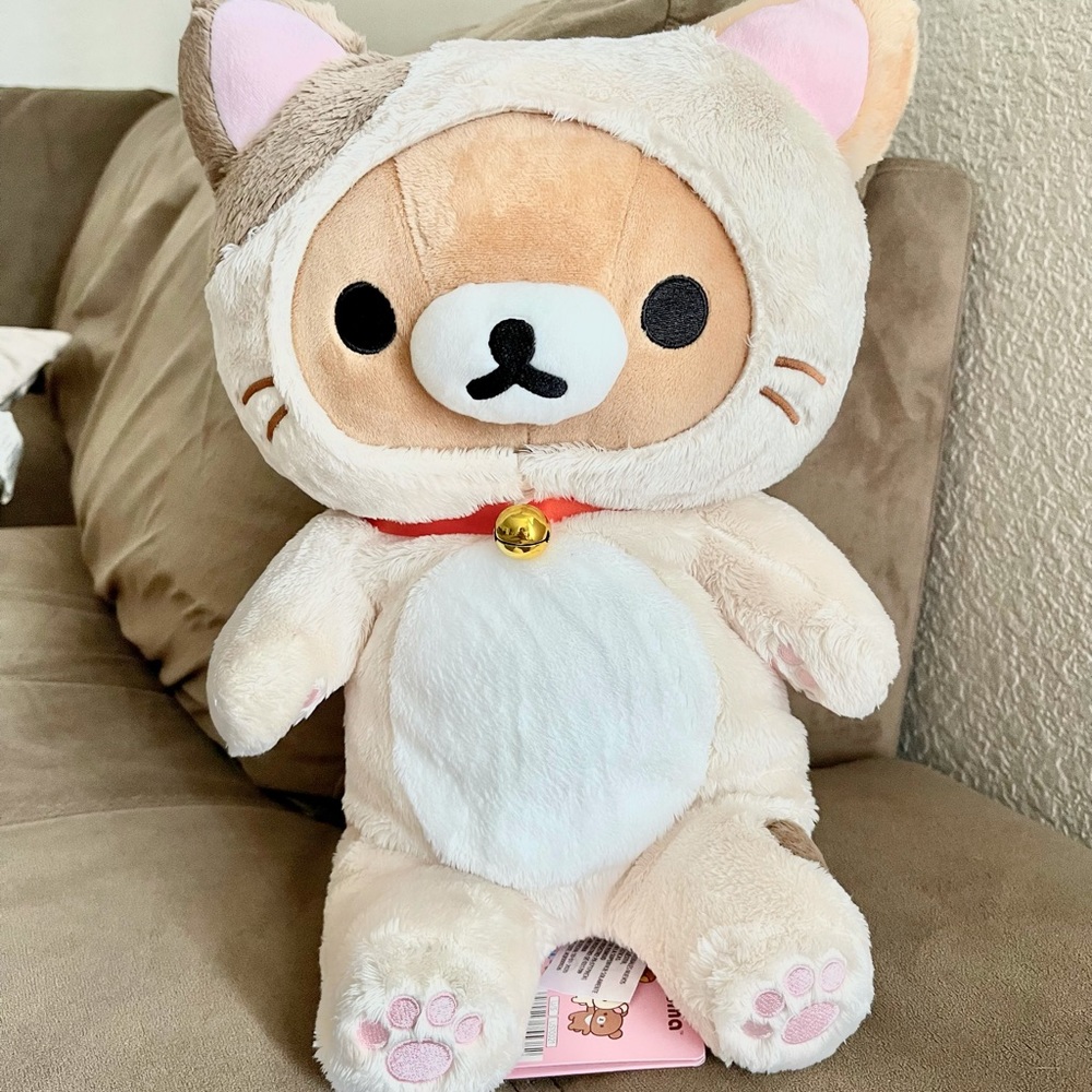 Rilakkuma cat costume plush